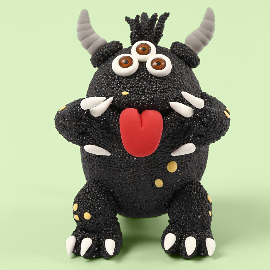 Funny Friends, Monster, black, 1 pack-boobam