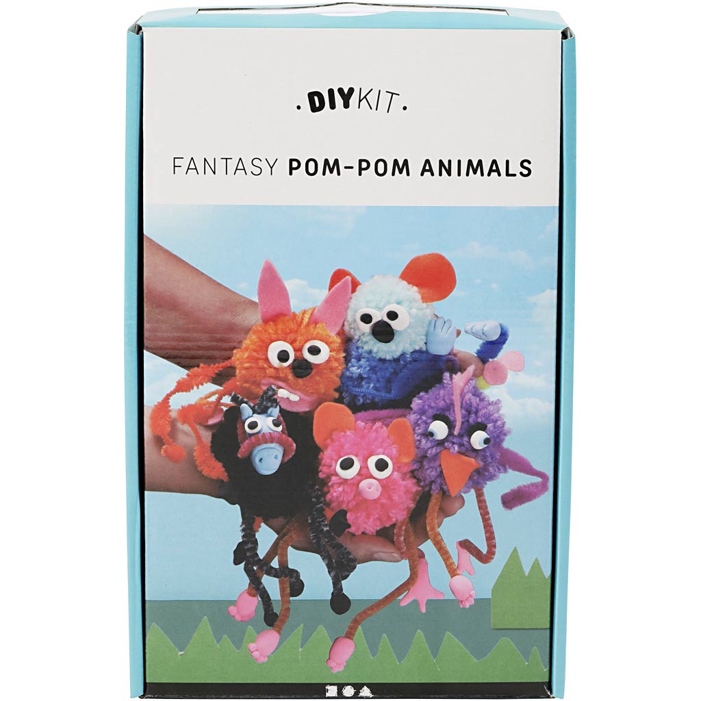 DIY Yarn Kit - Animals, 1 set-boobam