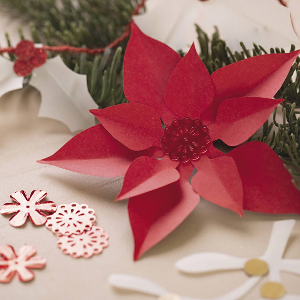 DIY decorating kit, Christmas, natural, red, white, 1 pack-boobam