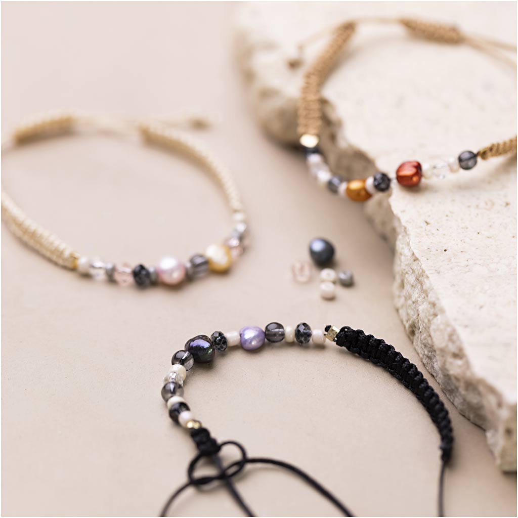 Mini Craft Kit Jewellery, Bracelet with clasp, 1 pack-boobam