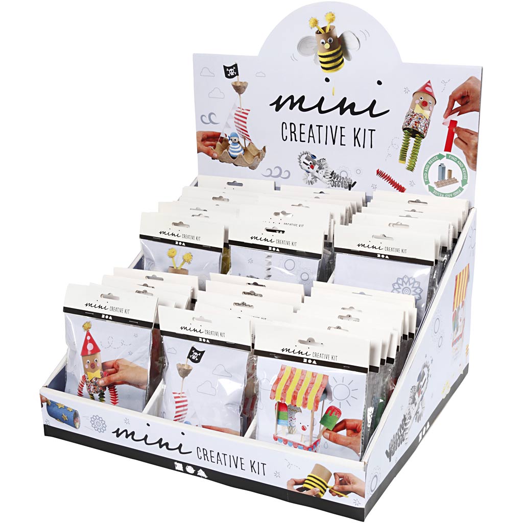 Table display with Mini Craft Kit, 60 set/ 1 pack-boobam