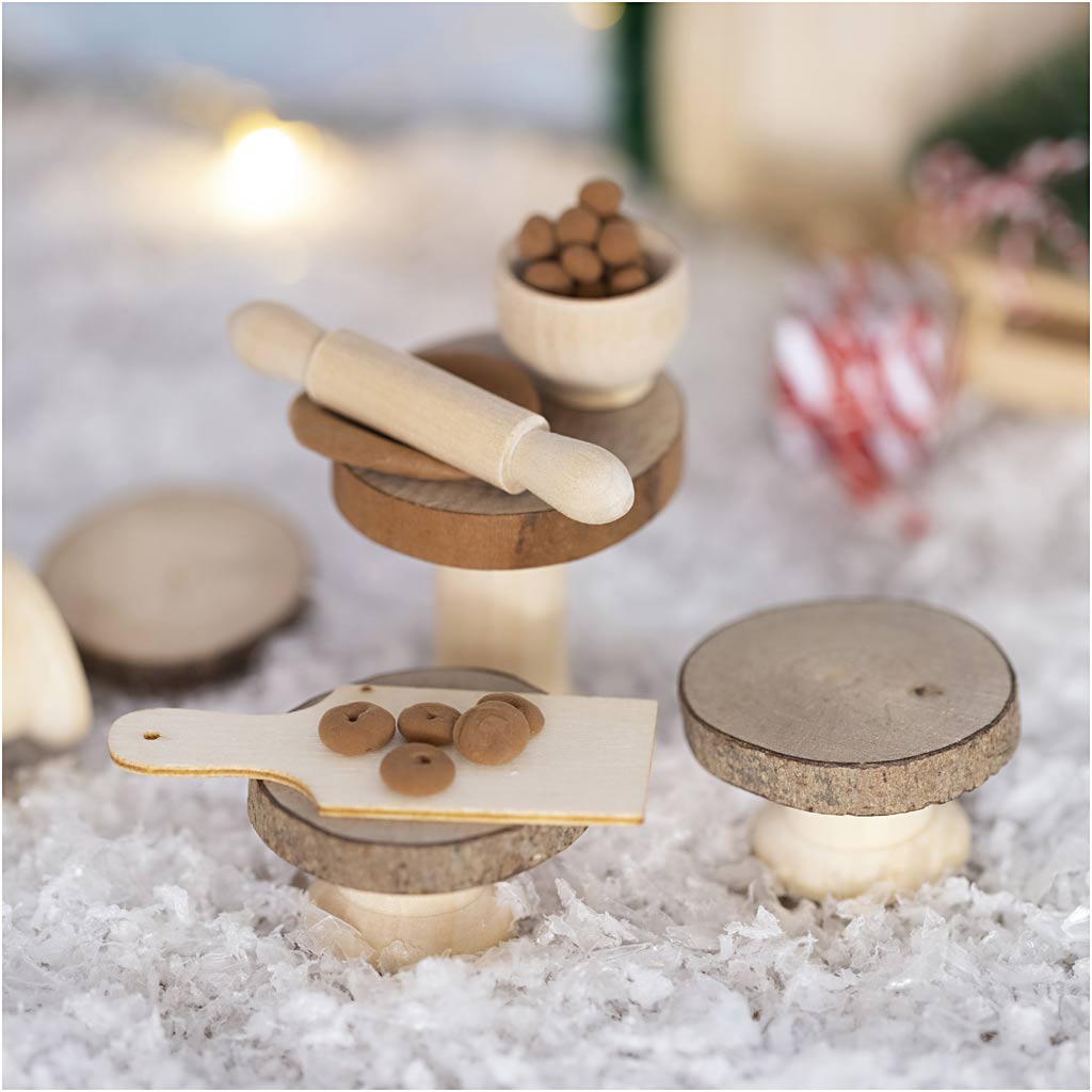 Mini Craft Kit Elf Door, Baking cookies, 1 pack-boobam
