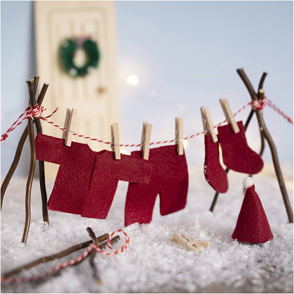 Mini Craft Kit Elf Door, Laundry, 1 pack-boobam