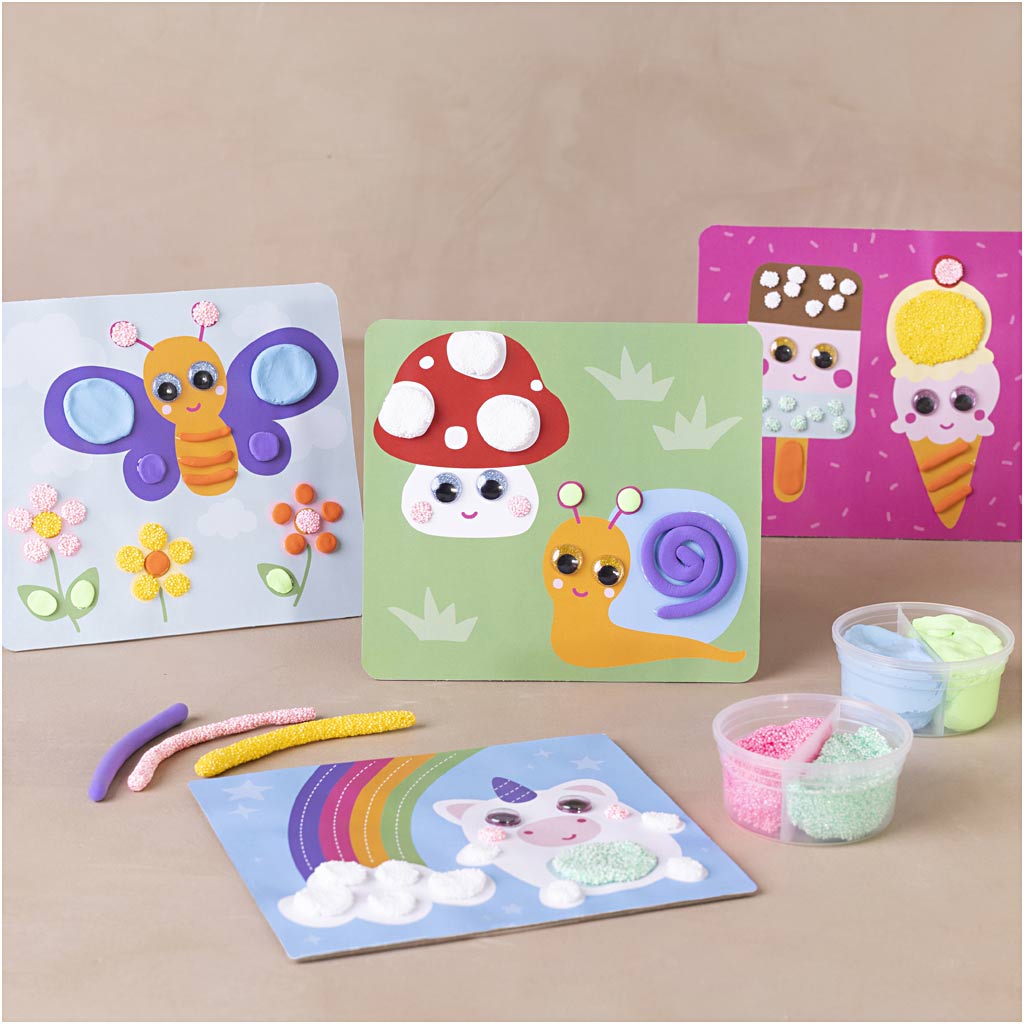 Craft Kit Modelling, Decorative Plate, 1 pack-boobam