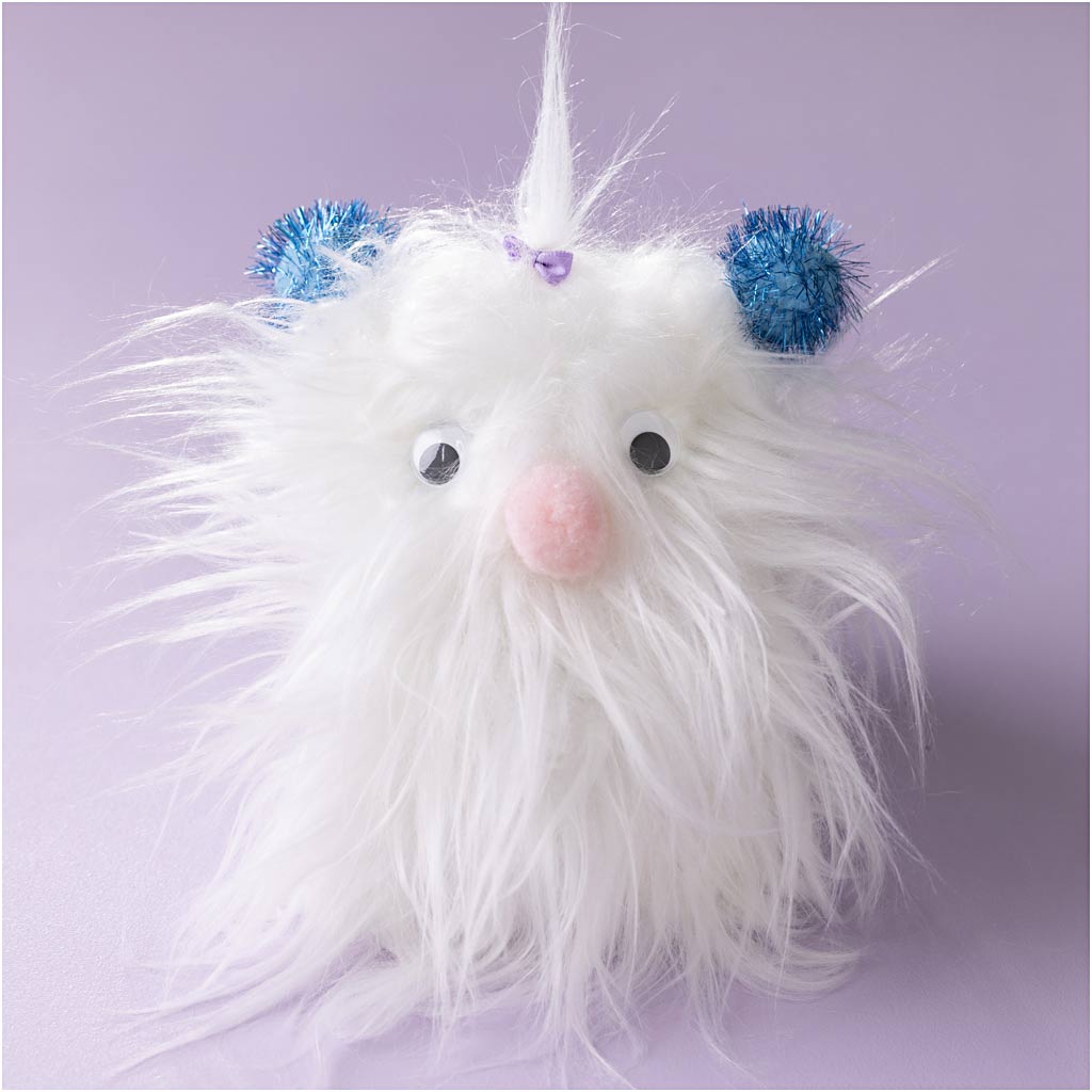 Mini Craft Kit Sewing, Monster, assorted colours, 1 pack-boobam