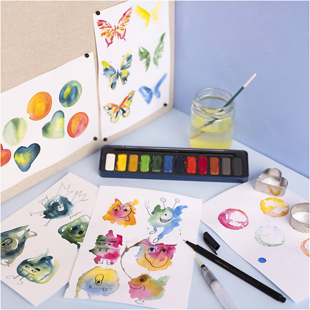 Craft Kit Watercolour, 1 pack-boobam
