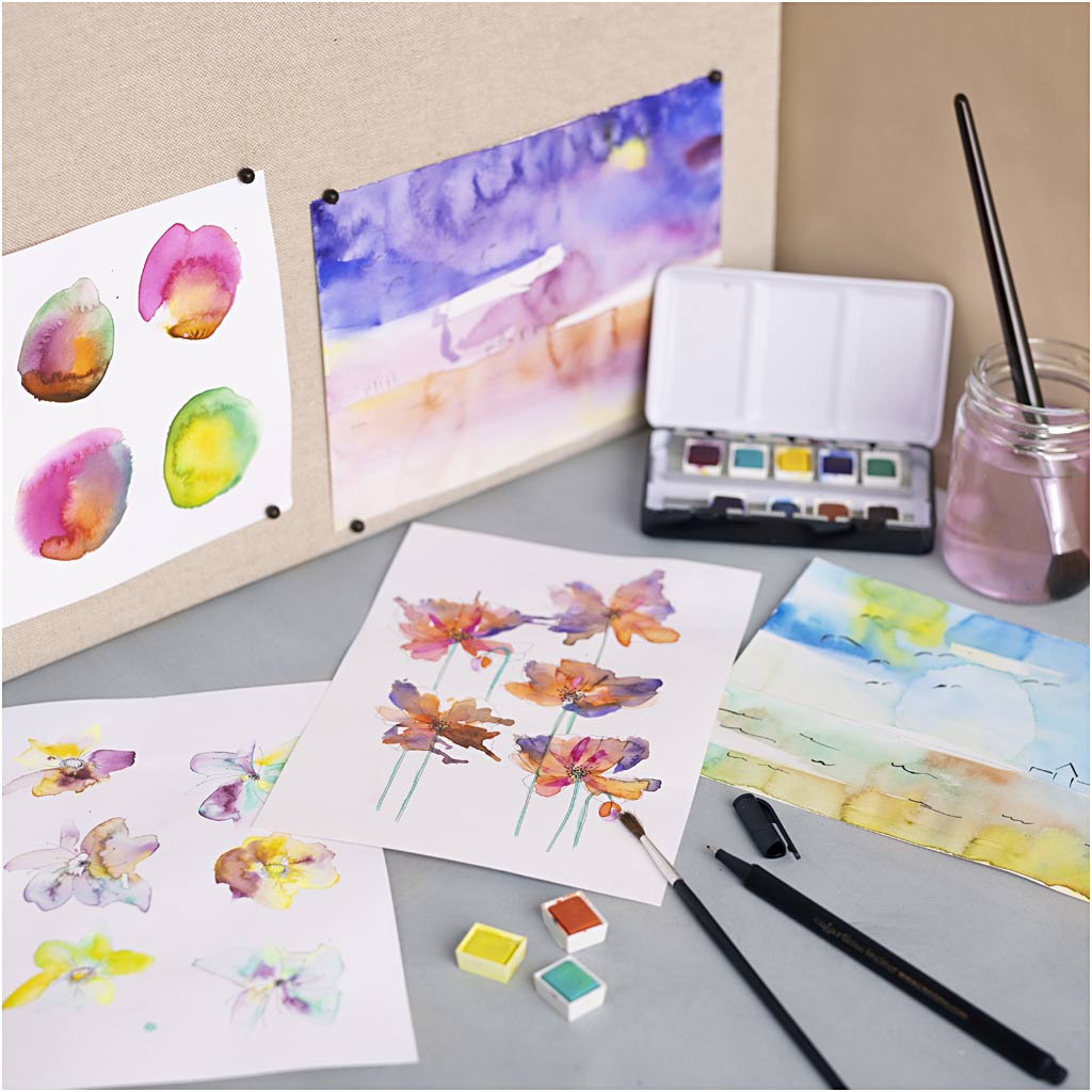 Craft Kit Watercolour, 1 pack-boobam