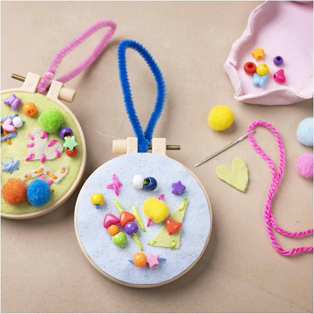 Mini Craft Kit Embroidery, Imagination, 1 pack-boobam