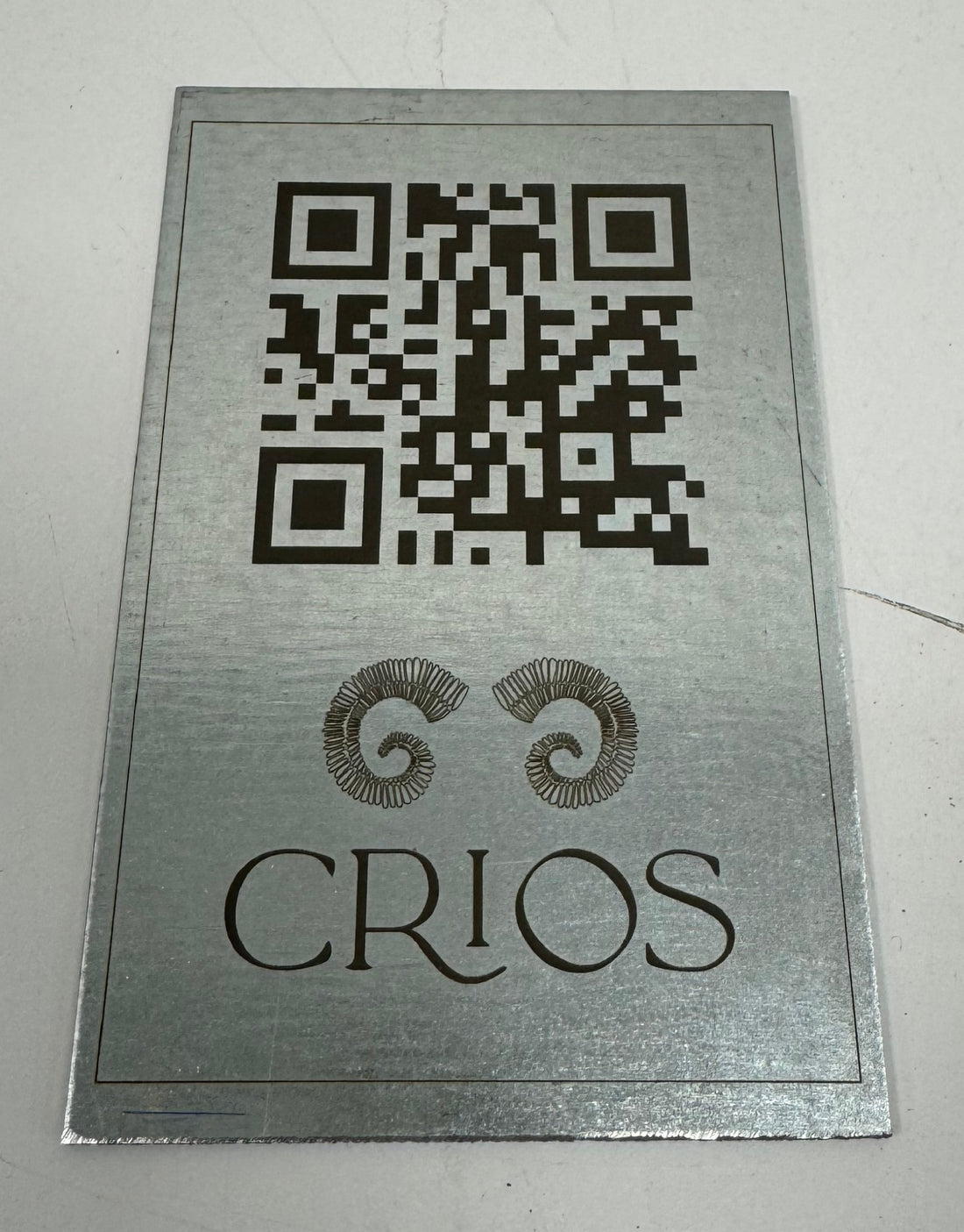 Branded metal sign-boobam