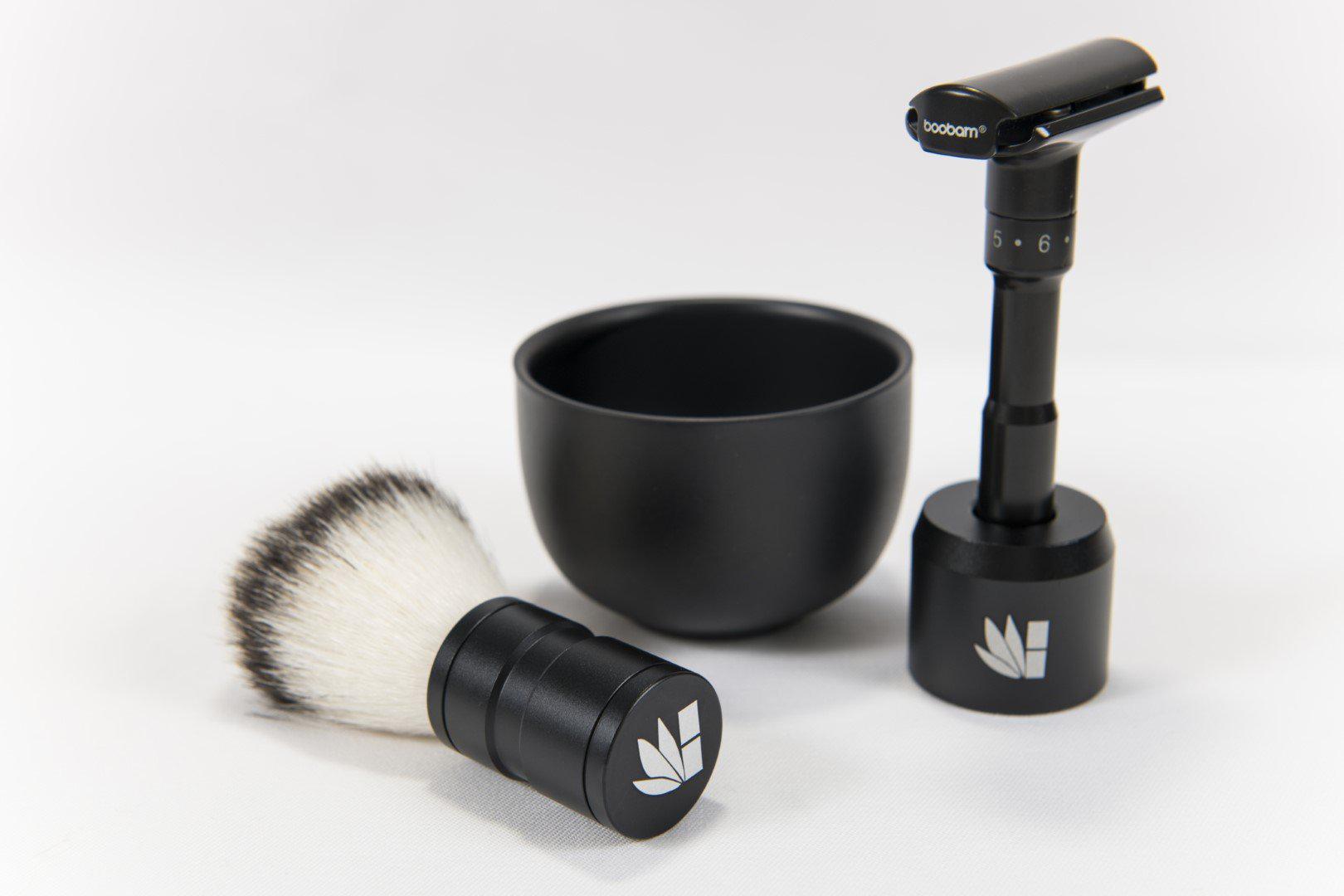 boobam shaving bowl + brush-boobam