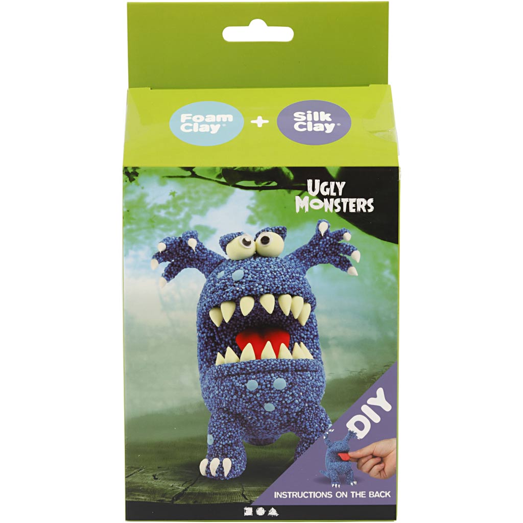 Funny Friends, Monster, blue, 1 pack-boobam