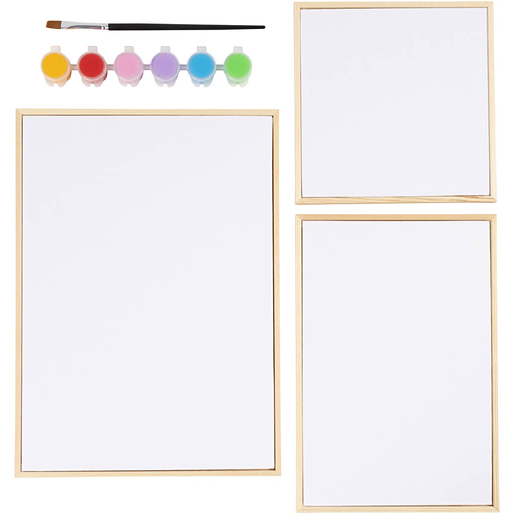 Canvas Panel Mix, Colorful, 1 pack-boobam