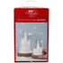 Kits for bells with inner decoration, H: 12,5+18 cm, 2 pc/ 1 pack-boobam