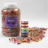 Plastic Beads and Elastic Beading Cord, Size 6-20 mm, hole size 1,5-6 mm, ca. 3000 g, 1 pack-boobam