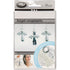 Angel Ornament, H: 2,8 cm, 32 pc/ 1 pack-boobam