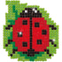 Diamond Dotz, Ladybug, size 7,6x7,6 cm, 1 pack-boobam