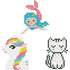 Diamond Dotz, Kitten, mermaid, pony, size 18x10 cm, 1 pack-boobam