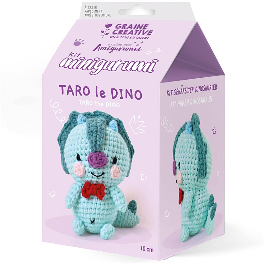 Amigurumi Crochet Kit, Dinosaur, 1 pack-boobam