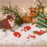 Craft Kit NABBI BioBeads, Santa Claus, Christmas tree, stocking, heart and reindeer...-boobam