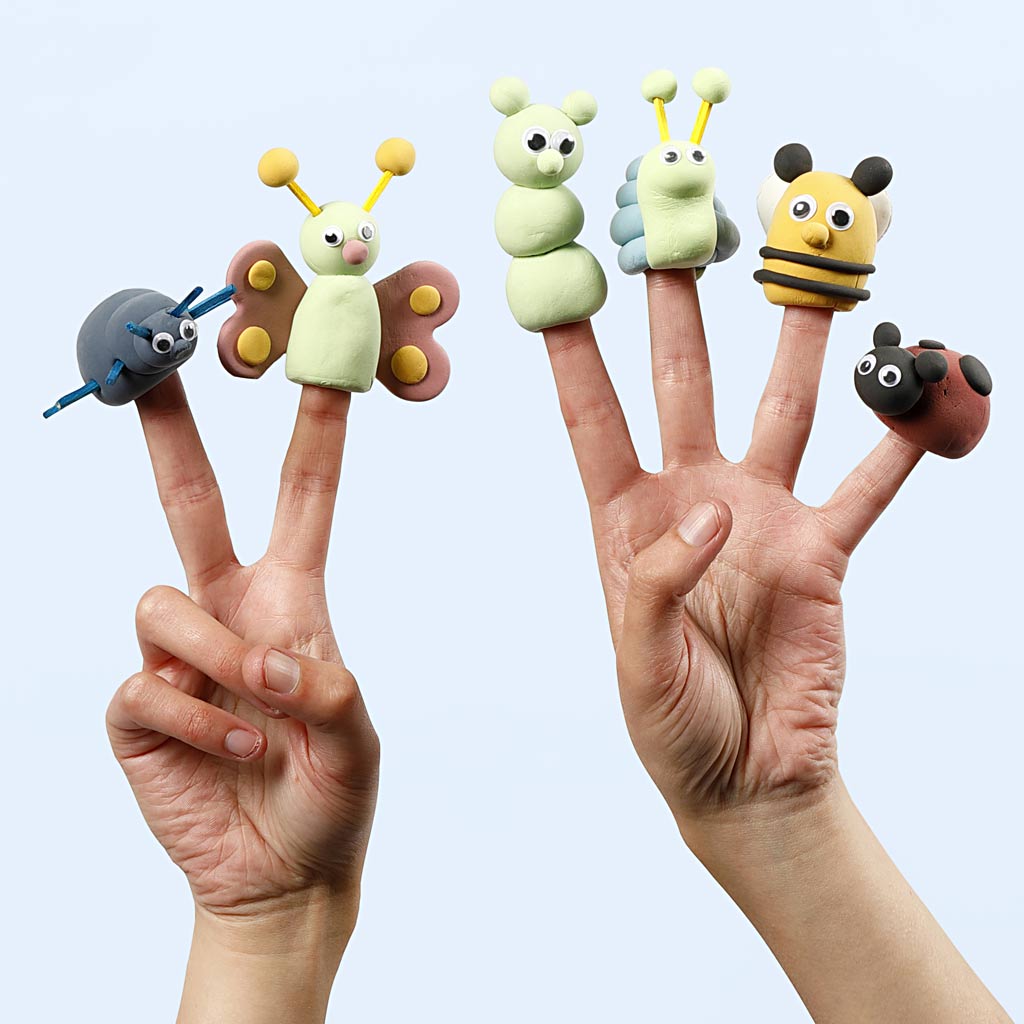 Cute Finger puppets, 1 set-boobam