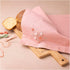 Mini Craft Kit Embroidery, Fabric napkin, dusty rose, 1 pack-boobam
