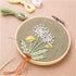Mini Craft Kit Embroidery, Embroidery frame, dusty green, 1 pack-boobam