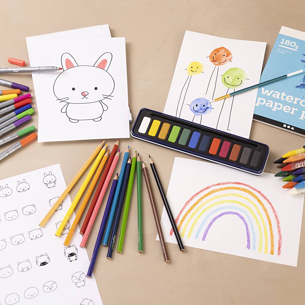 Maxi Craft Mix Colouring, Drawing, 1 pack-boobam