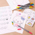 Craft Kit Drawing, Mixed figures, pastel colours, 1 pack-boobam