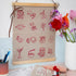 Craft Kit Embroidery, Hanging decoration, flax, 1 pack-boobam