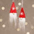 Mini Craft Kit, Hanging Christmas gnome, H: 11 cm, 1 pack-boobam