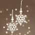 Mini Craft Kit, Macramé snowflake, H: 10 cm, 1 pack-boobam