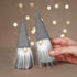 Mini Craft Kit, Scandinavian Santa gnomes, H: 12 cm, grey, 1 pack-boobam