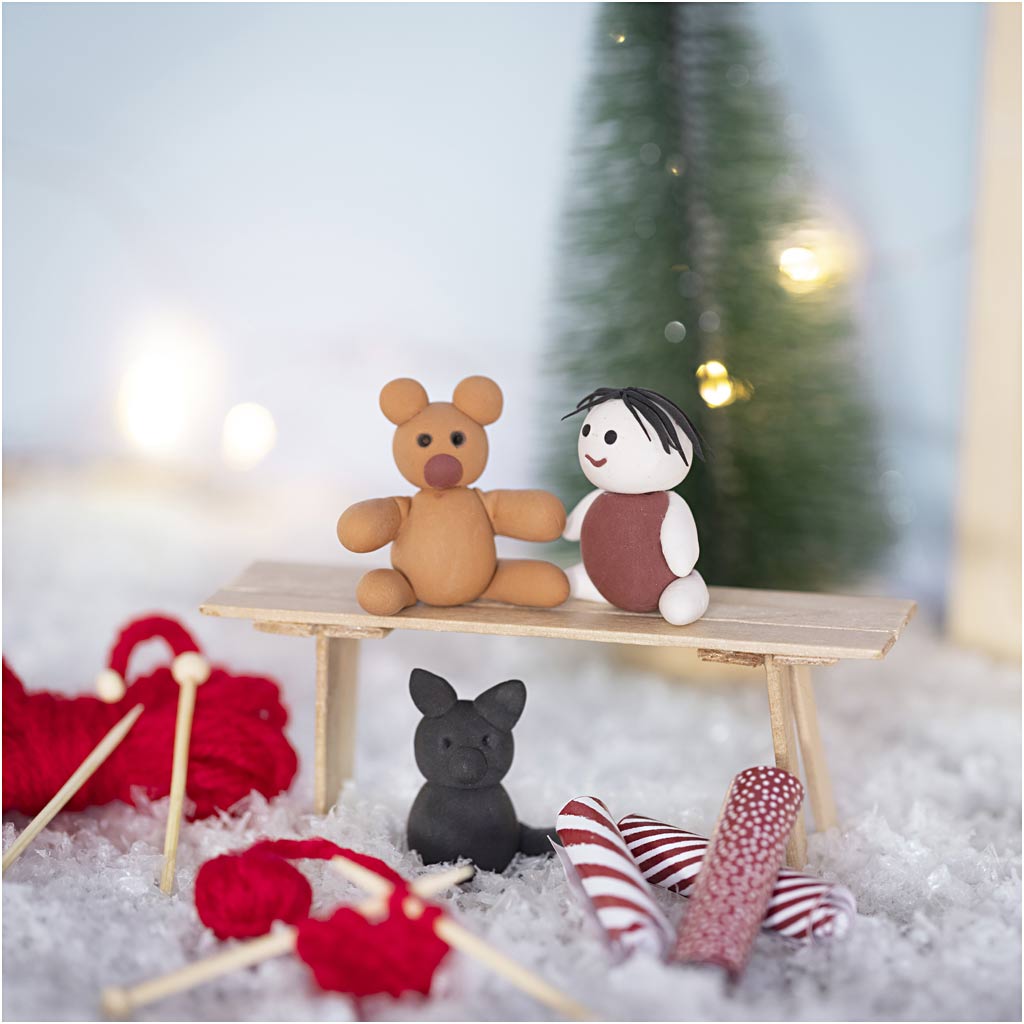 Mini Craft Kit Elf Door, Christmas presents, 1 pack-boobam