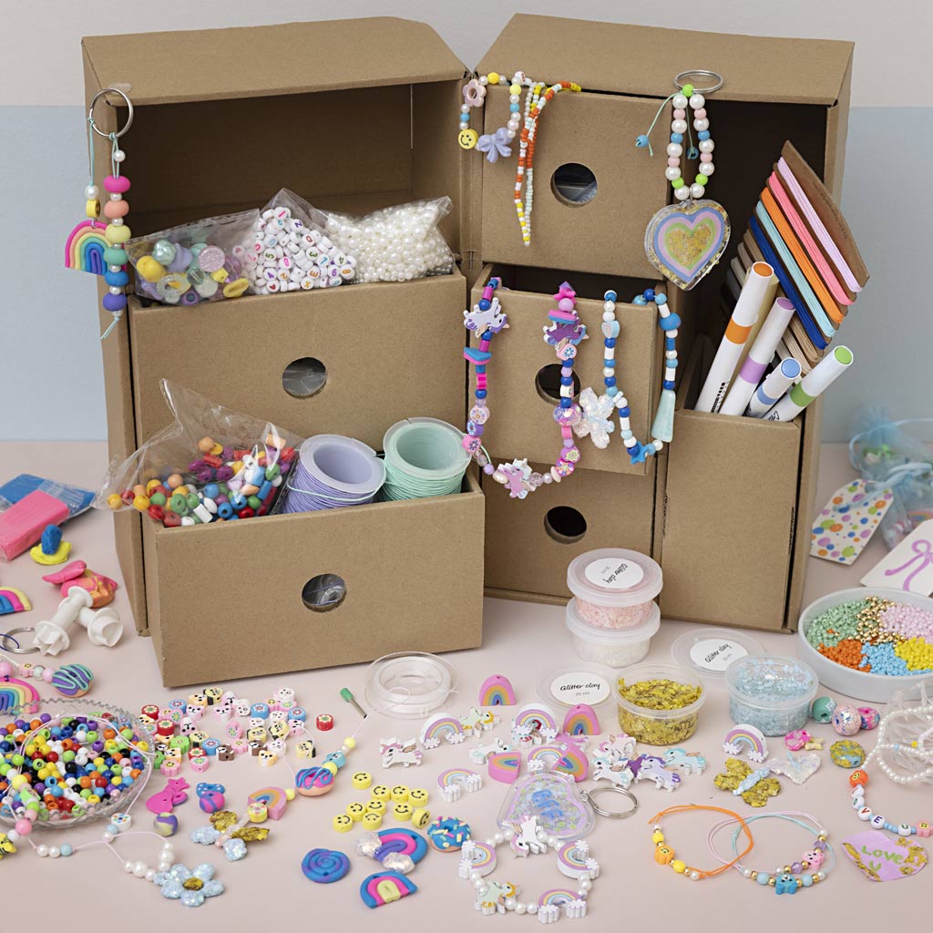 My Craft Station Jewellery, Assorted colours, 1 pc/ 1 pack-boobam