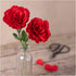 Mini Craft Kit Crepe Paper, Roses, Crêpe ratio: 180%, 105 g, 1 pack-boobam