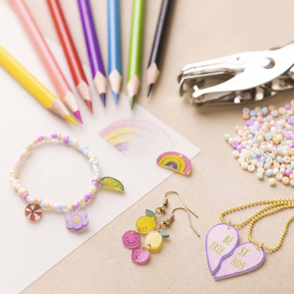Craft Mix Shrink Plastic Sheets, Jewellery, 1 pack-boobam