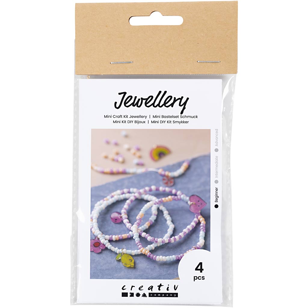 Mini Craft Kit Jewellery, Shrink Plastic Bracelets, 1 pack-boobam