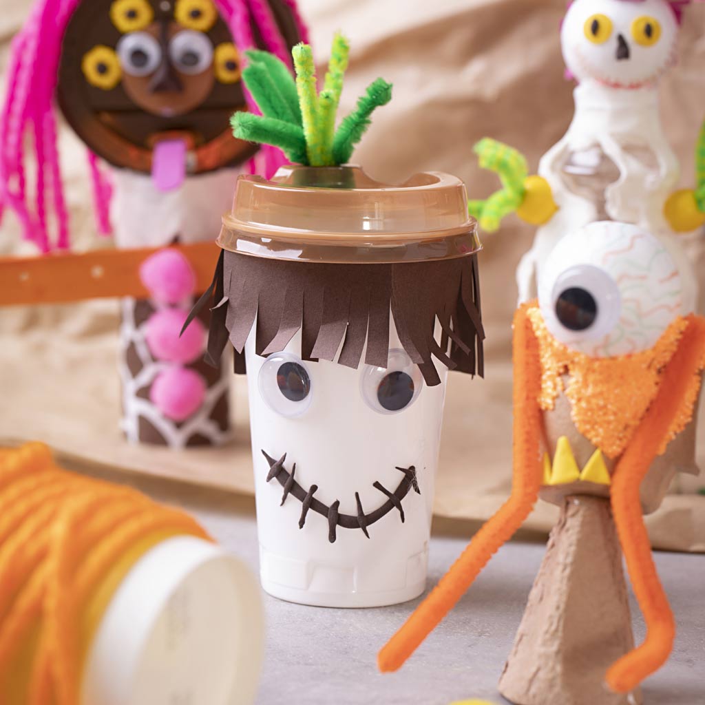 Maxi Craft Mix Funny Monsters, Assorted colours, 1 pack-boobam