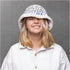 Craft Kit Crochet, Chunky Bucket Hat, blue, light natural, yellow, 1 pack-boobam