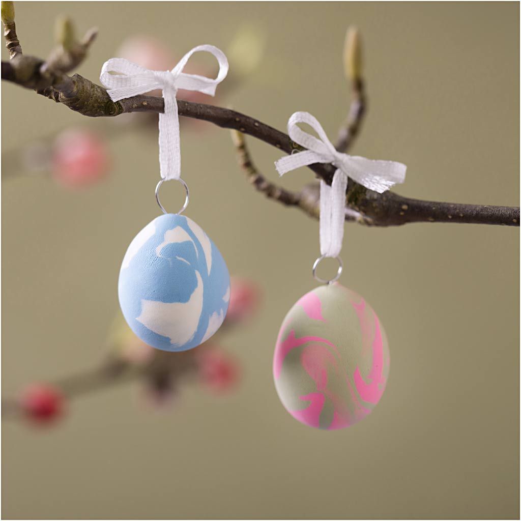 Mini Craft Kit Modelling, Marbled Eggs, 1 pack-boobam