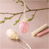Mini Craft Kit Crepe Paper, Eggs, light pink, light yellow, 1 pack-boobam