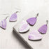 Mini Craft Kit Jewellery, Marbled Earrings, light lilac, 1 pack-boobam