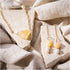 Mini Craft Kit Jewellery, Honey Calcite Necklace and Earrings, 1 pack-boobam
