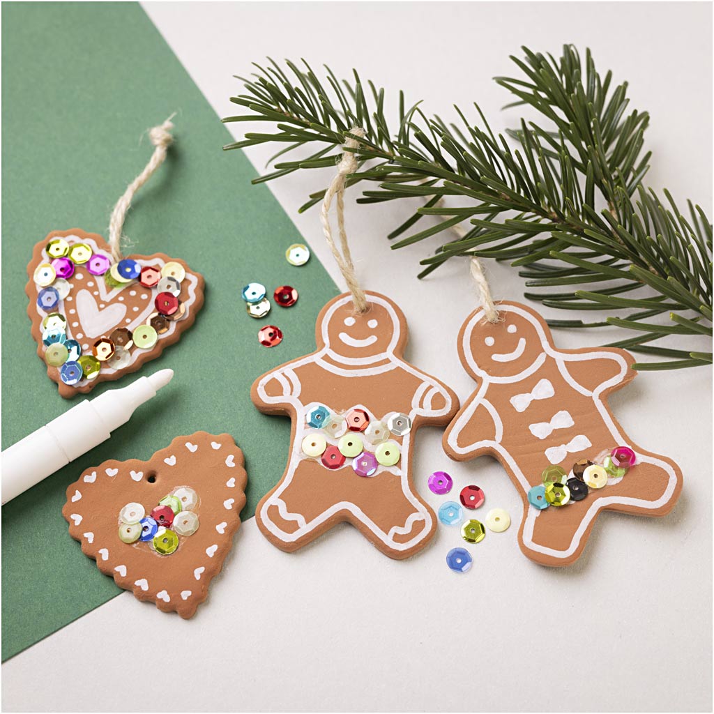 Craft Kit Modelling, Small cake figures, medium brown, 1 pack-boobam
