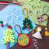Craft Mix Colourful Christmas, Christmas figures, assorted colours, 1 pack-boobam