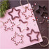 Mini Craft Kit Decoration, Stars, red, 1 pack-boobam