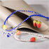 Mini Craft Kit Jewellery, Necklace and earrings, royal blue, 1 pack-boobam