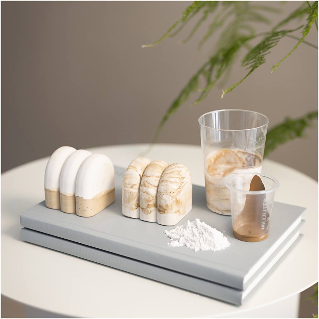 Craft Kit Resin Casting, Sculpture, beige, off white, 1 pack-boobam