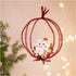 Mini Craft Kit Modelling, Heart-shaped Christmas figure, assorted colours, 1 pack-boobam