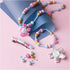 Mini Craft Kit Jewellery, Necklace, bracelet, clips, brooch, blue, light blue, past...-boobam
